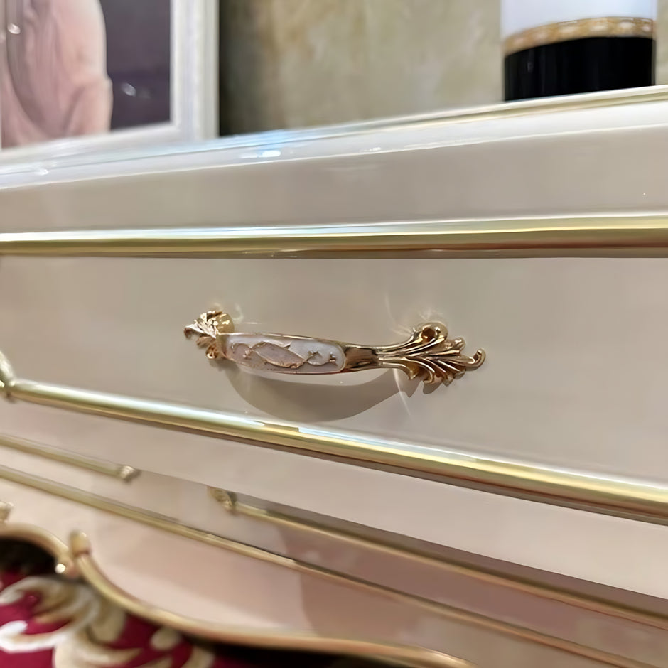 Wooden European TV Stand Cabinet
