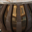Marble Round Dining Table Set With Lazy-Susan / Ruchi