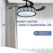 Retractable Ceiling Fan With Light And Remote / Ruchi