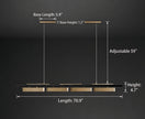 4 Heads LED Modern Pendant Light / Ruchi