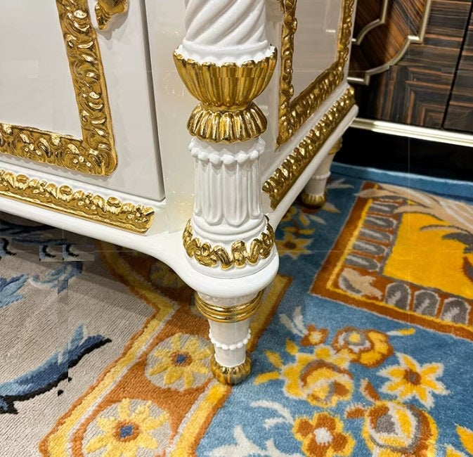 European Wooden TV Stand Cabinet With Storage / Ruchi