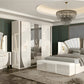Modern Leather Upholstered Bedroom Set / Ruchi