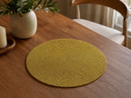 Elegant Beaded Round Placemat Set of 2 / Ruchi