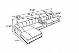 Multi-functional Sectional Leather Sofa