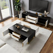 Elegant Wooden Coffee Table And TV Stand Set / Ruchi