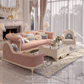 Europian Button-tuffted Fabric Sofa Set