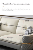 Elegant 4 Seater Leather Sofa / Ruchi