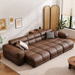 Remote Controlled Power Extendable Leather Sofa Bed / Ruchi