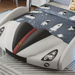 Car Theme Childrens LED Leather Bed