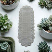 Elegant Grey Pearl Table Runner / Ruchi