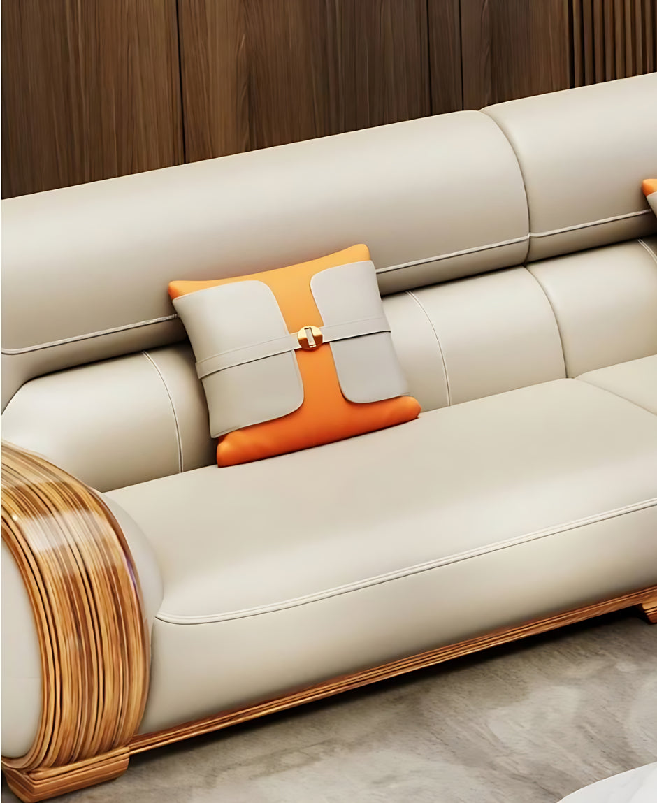 European Royal Leather Sofa Set / Ruchi