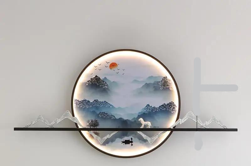 Mountain Valley LED Mural Wall Lamp