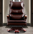 Modern Reclining Leather Office Chair With Footrest / Ruchi
