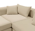 Fabric Upholstered Sectional Sofa / Ruchi