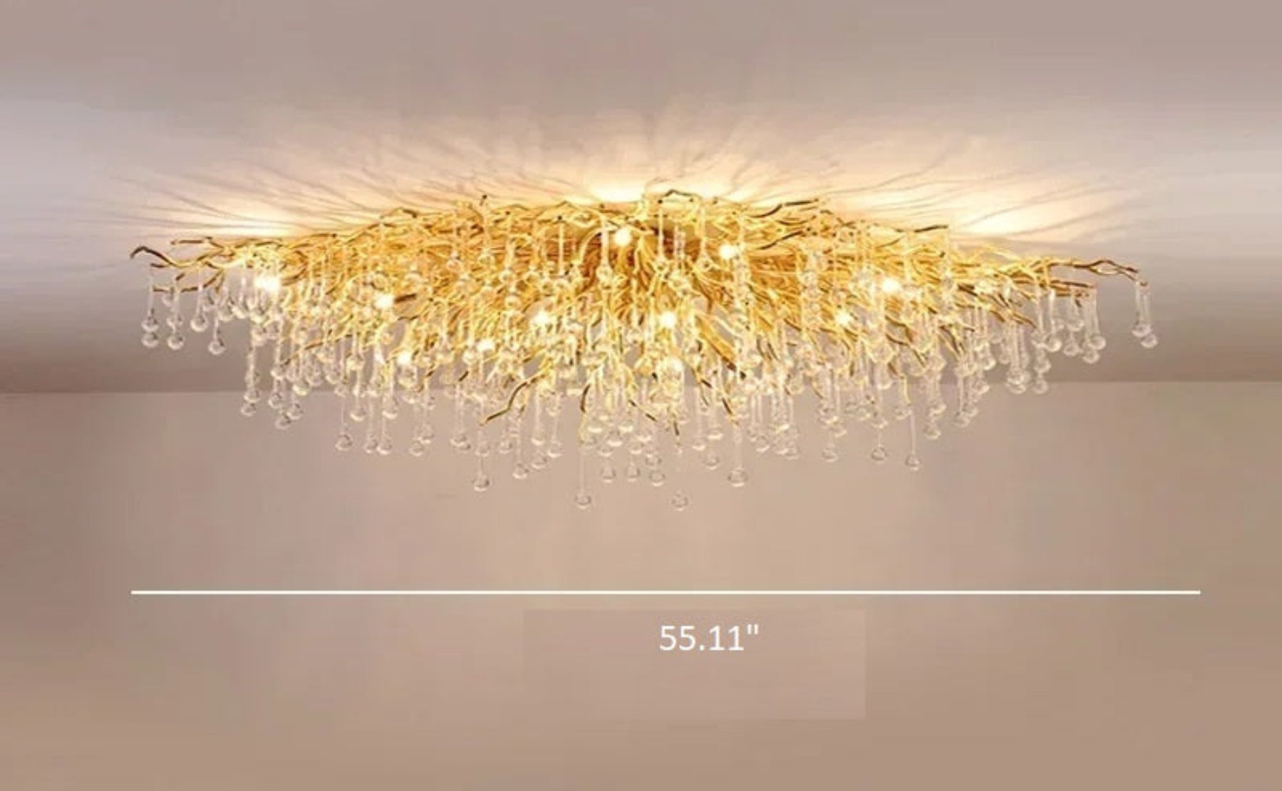 Crystal LED Ceiling Light Chandelier / Ruchi