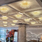 Luxury Crystal LED Ceiling Chandelier / Ruchi