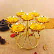 Lotus Design Decorative Metal Candle Holders / Ruchi