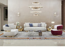Modern 3-Piece Fabric Sofa Set / Ruchi