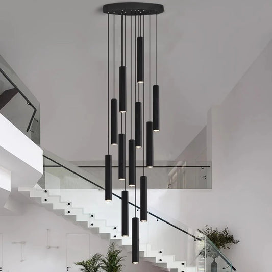 Black Modern LED Pendant Lighting / Ruchi