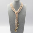 Lariat Pearl Necklace For Women / Ruchi