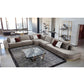 Elegant L Shape Sectional Fabric Sofa / Ruchi