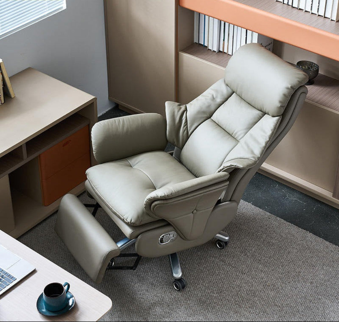 Power Recliner Leather Smart Office Chair