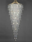 Modern LED Crystal Chandelier For Staircase / Ruchi