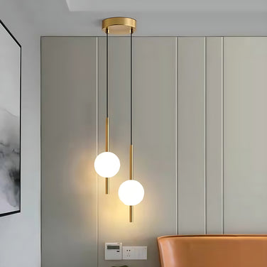 Round Glass Ball LED Pendant Light / Ruchi