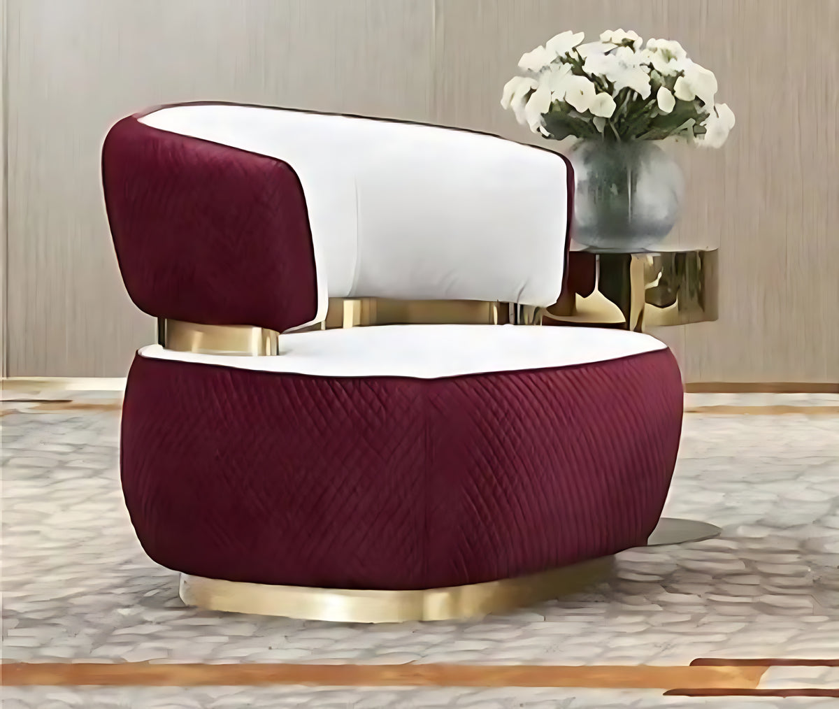 Modern 3-Piece Fabric Sofa Set / Ruchi
