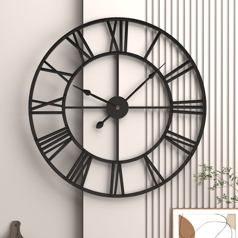 Circular Incircle Design Metal 3D Wall Clock / Ruchi