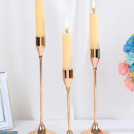 Decorative Metal Candle Holder Set Of 3 / Ruchi