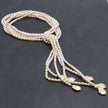 Lariat Pearl Necklace For Women / Ruchi