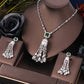 3 Piece Metal Bridal Jewelry Set / Ruchi