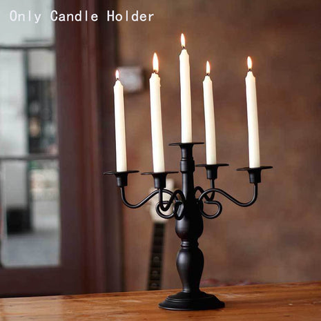 Vintage Metal Candle Holder Centerpiece / Ruchi