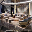 Italian Velvet Fabric Sofa Set / Ruchi