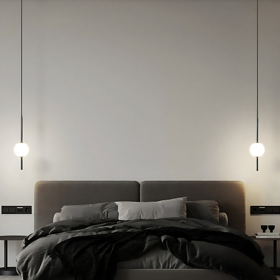 Round Glass Ball LED Pendant Light / Ruchi