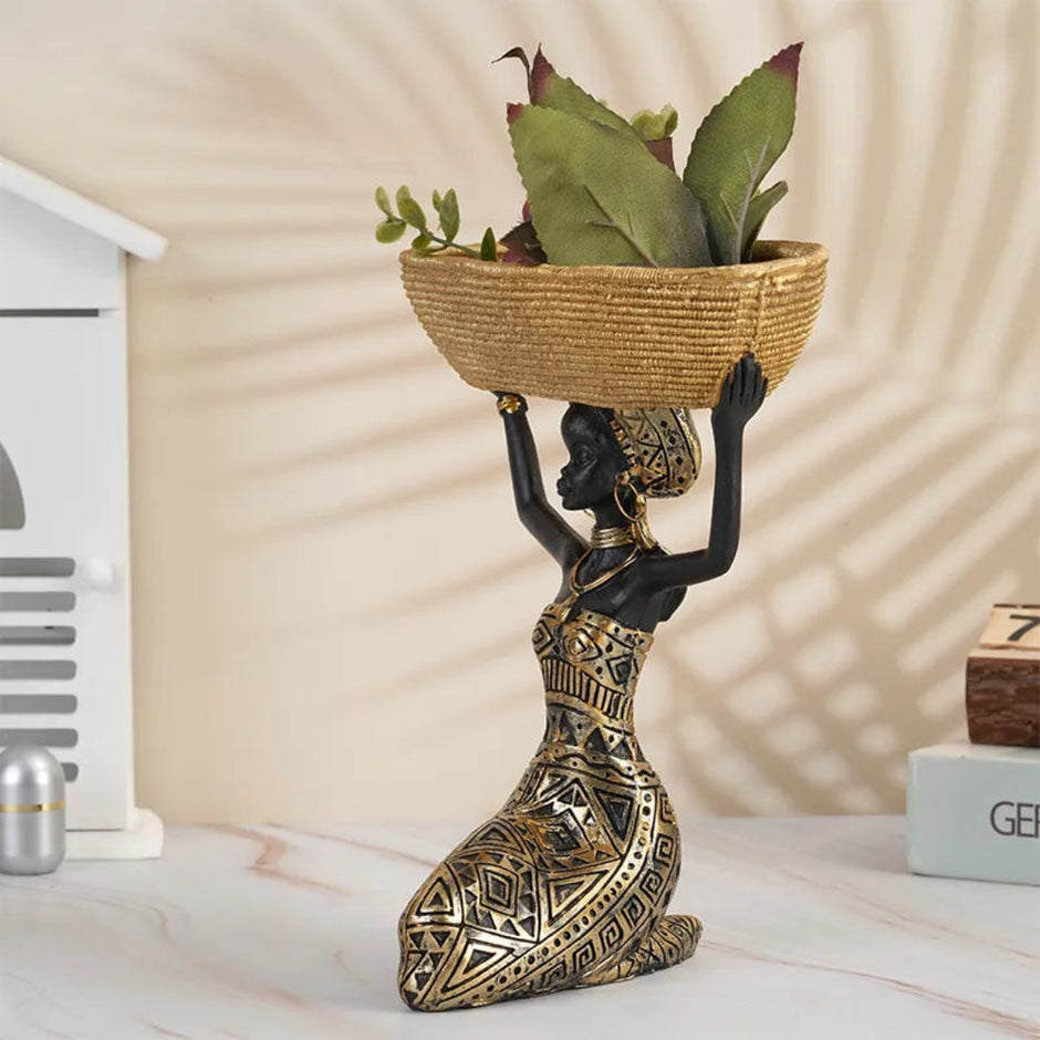 Tribal Decorative Resin Sculptures For Home / Ruchi