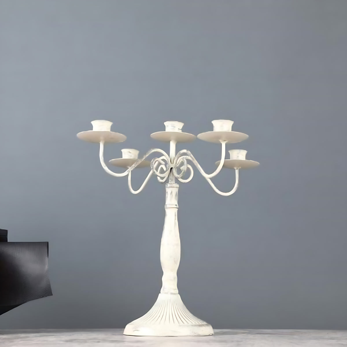 European Style Metal Candlestick Candle Holder / Ruchi
