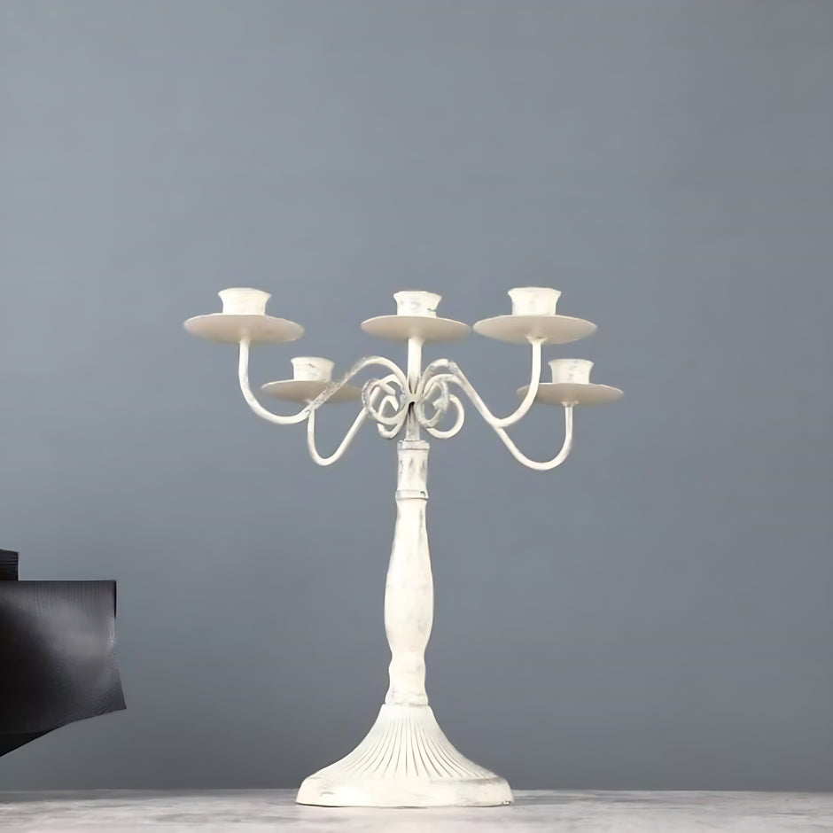 European Style Metal Candlestick Candle Holder / Ruchi