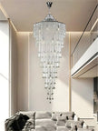 Modern LED Crystal Chandelier For Staircase / Ruchi