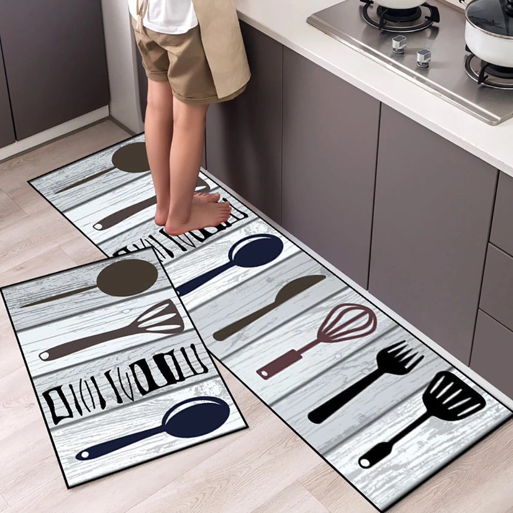 Crockery Style Floor Mat / Ruchi