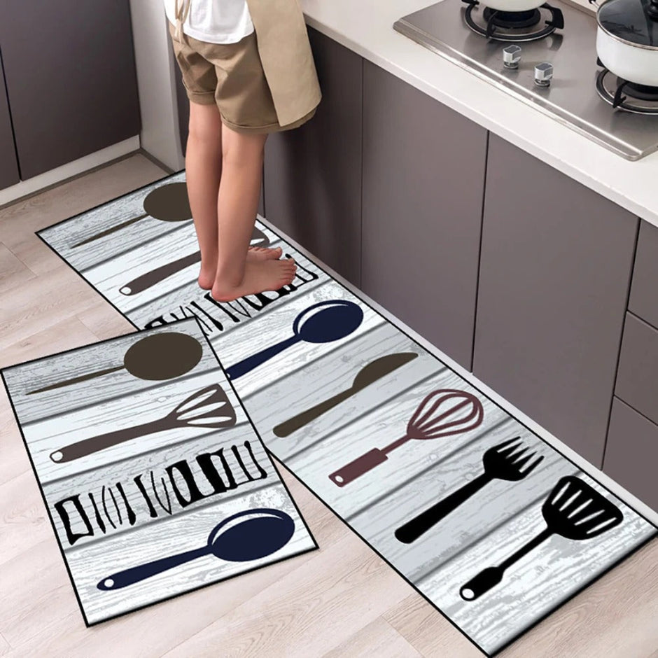 Crockery Style Floor Mat / Ruchi