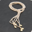 Lariat Pearl Necklace For Women / Ruchi