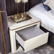Luxurious U Shaped Headboard Velvet Upholstered Bed / Ruchi