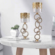 Decorative Crystal Glass Candle Holder / Ruchi