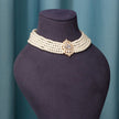 Pearl Choker Necklace Set For Wedding / Ruchi