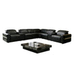 Power Reclining Leather Sectional Sofa With LED / Ruchi