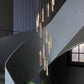 Elegant Bubble Tube Design Golden Pendant Light / Ruchi