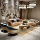 Candy Velvet Fabric Sofa Set