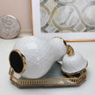 White Ceramic Ginger Jar Vase / Ruchi 